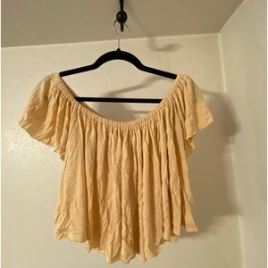 Urban Outfitters Flowy Off the Shoulder Shirt